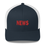 NEWS trucker cap (navy & white)